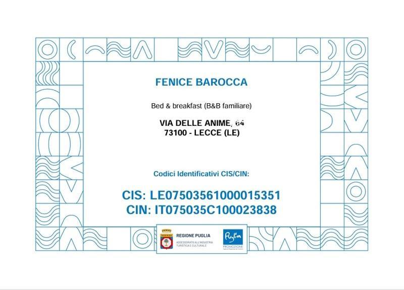 B&B Fenice Barocca Lecce Kültér fotó